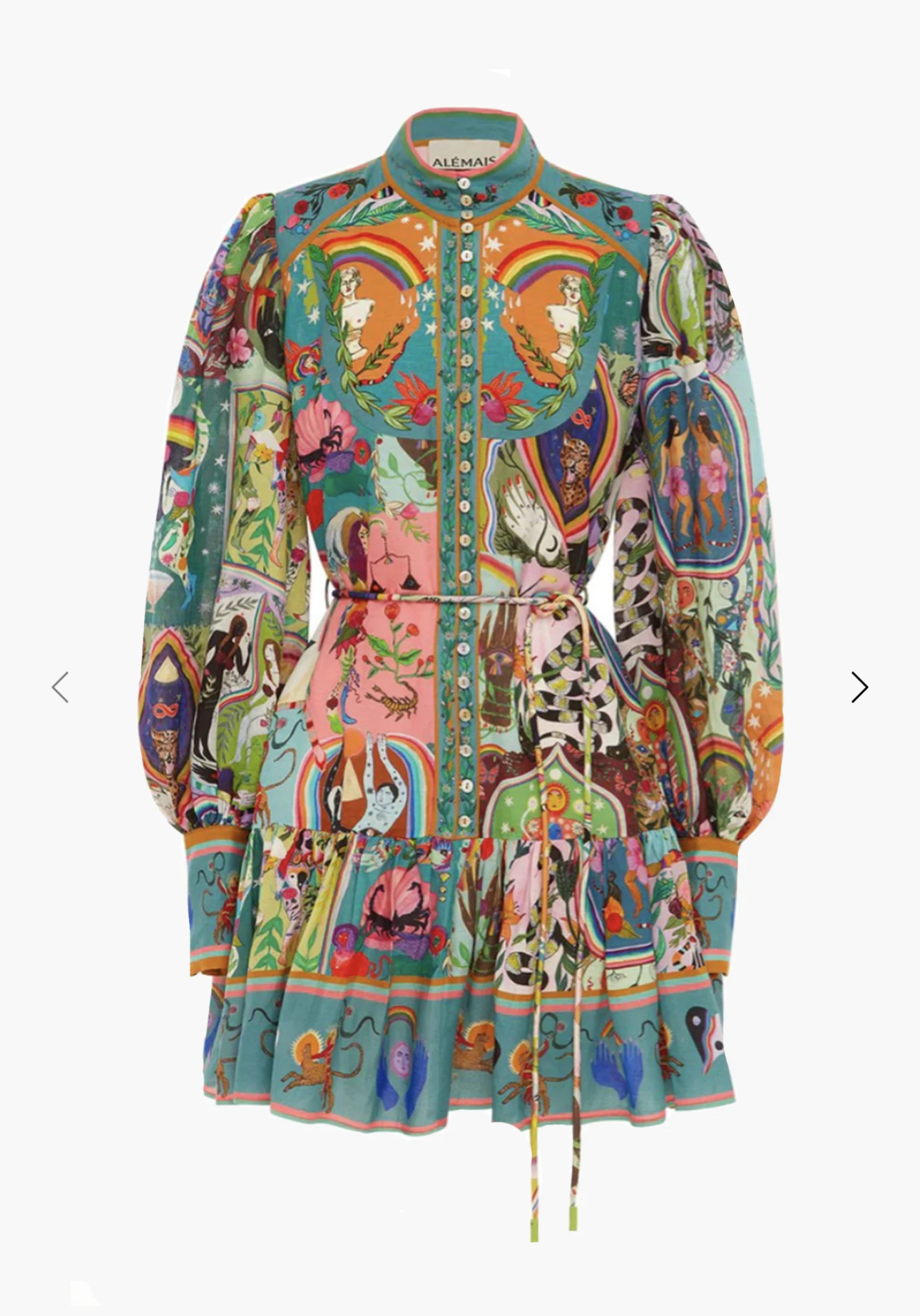 Rental Alemais Evergreen Mini Dress