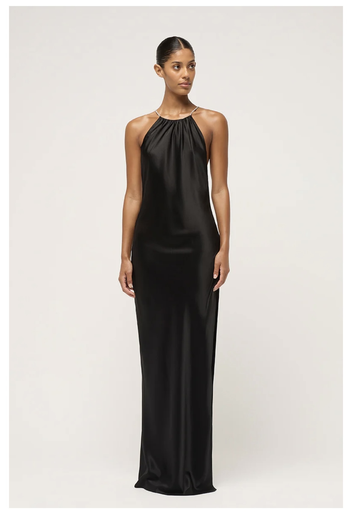 Cheap designer Michael Lo Sordo Lou Lou Gathered Bias Slip Dress