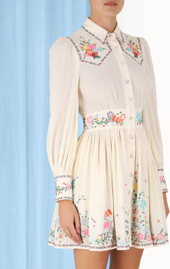 Borrow a Zimmermann Clover Mini Shirt Dress