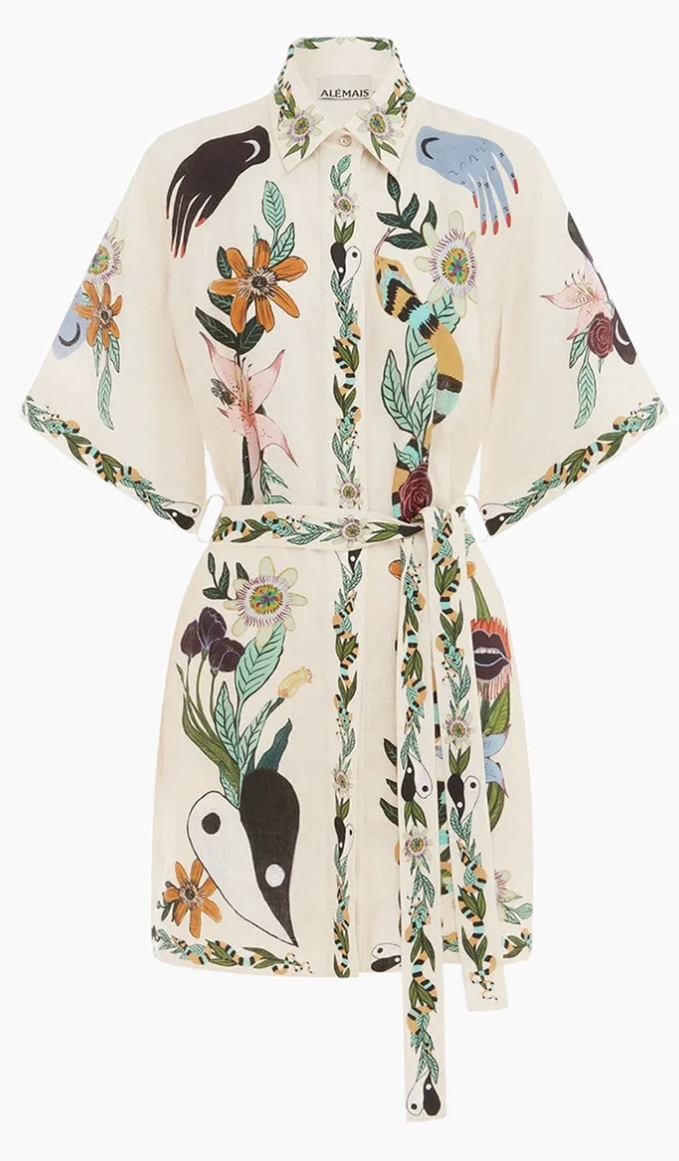 Rent a ALEMAIS Meagan Mini Dress