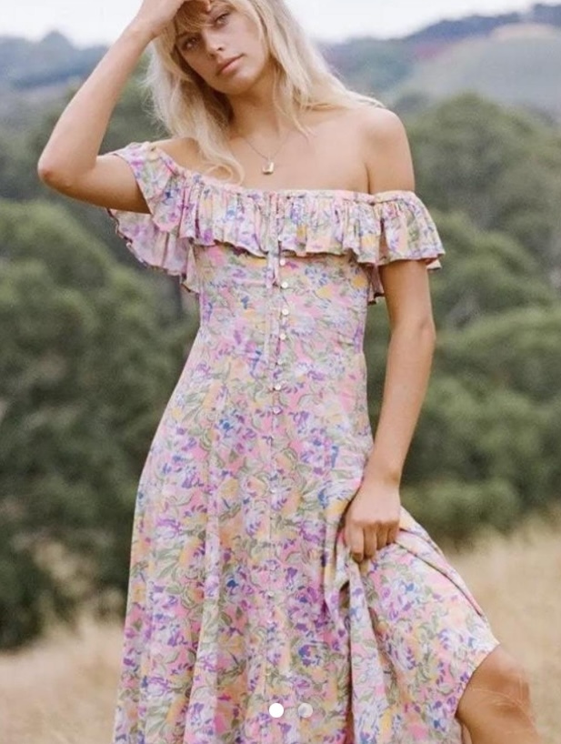 Designer rental Spell Dolly Off Shoulder Sundress