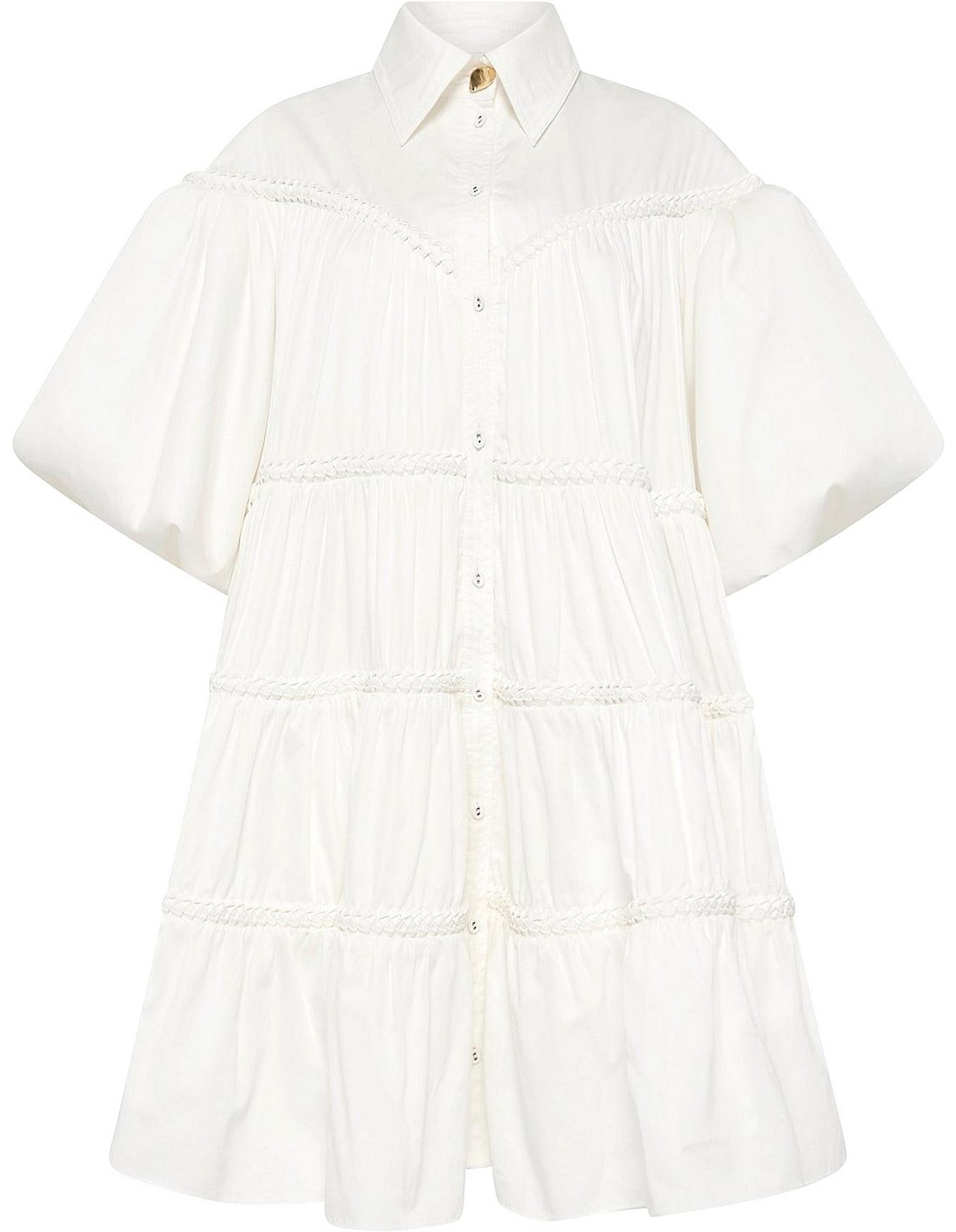 Cheap designer Aje Casabianca Puff Sleeve Shirt Smock