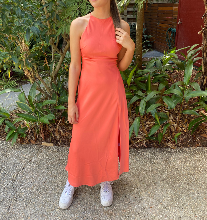 Rent a Misha Collection Misha Coral Dress