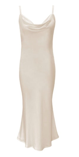 Cheap designer Hexie The Pheonix Dress With Widened Straps In Taupe