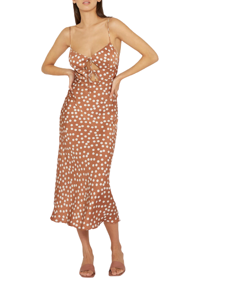 For rent a By Johnny Liliana Spot Midi Dress