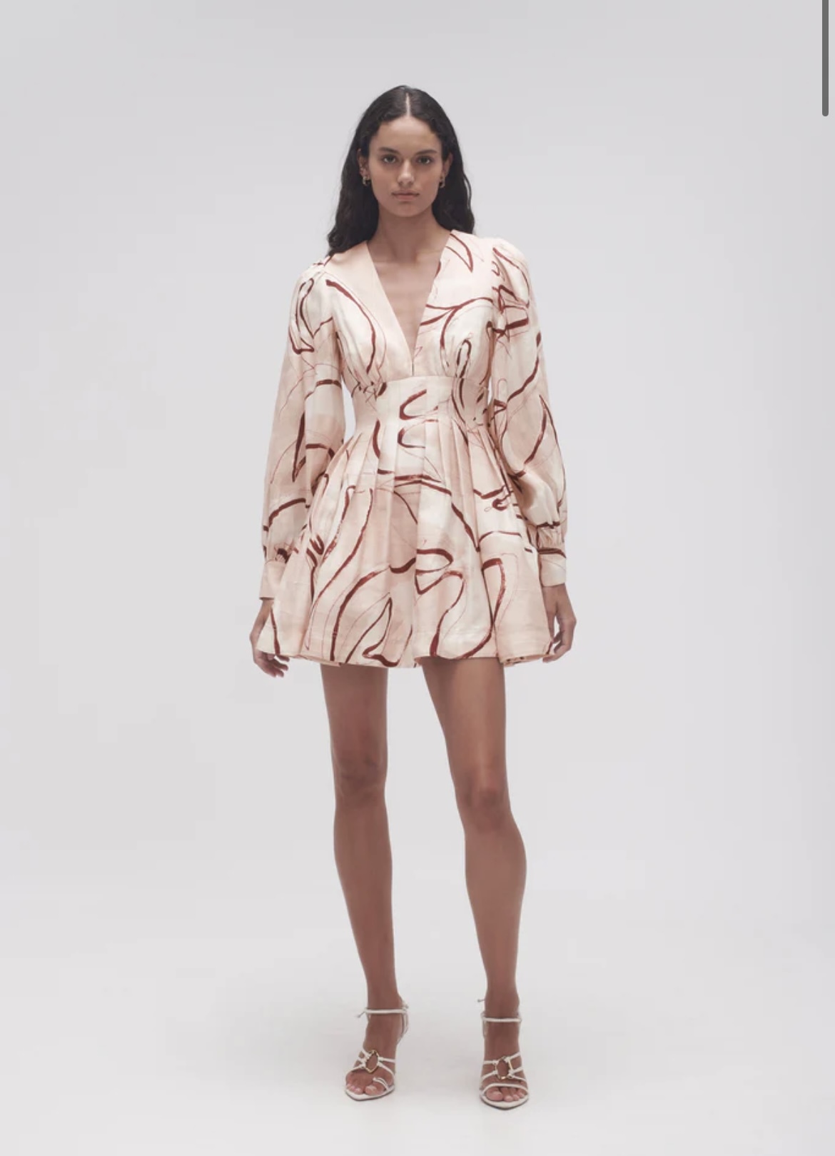 Rental Aje Amelia Plunge Mini Dress