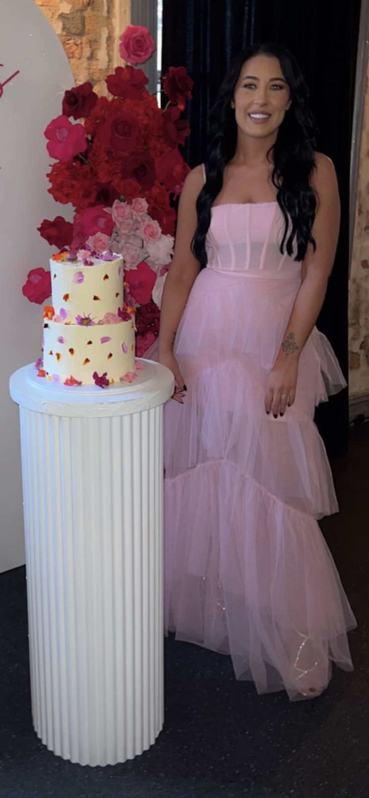 Rental Bcbgmaxazria Corset Tulla Gown