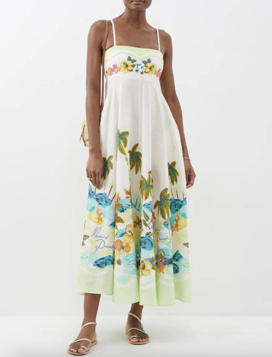 Rent a Alemais Mermaid Point Sundress Print