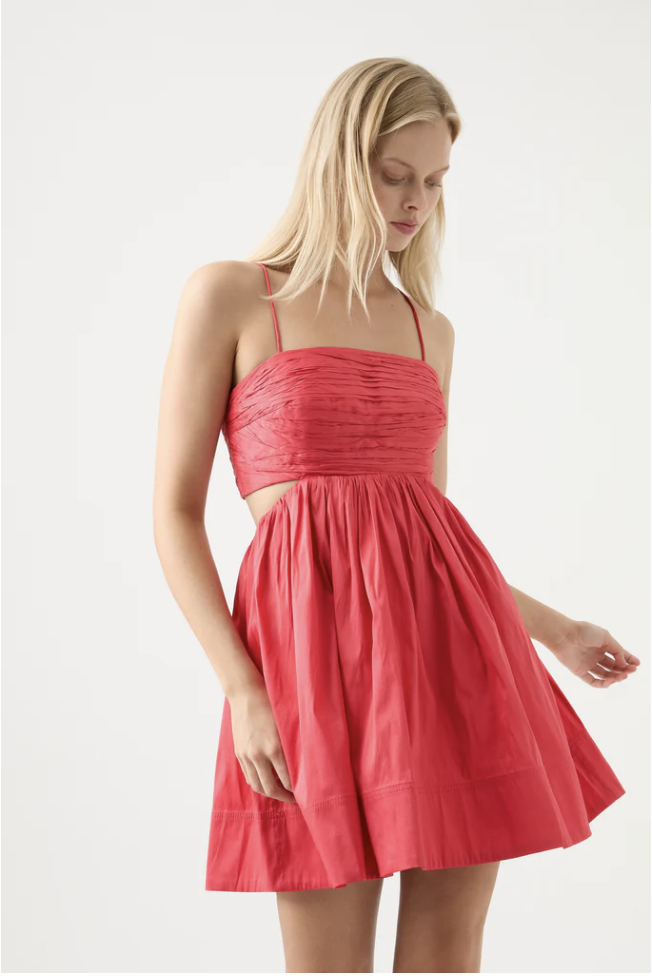 Affordable Aje Liza Ruched Baby Doll Dress