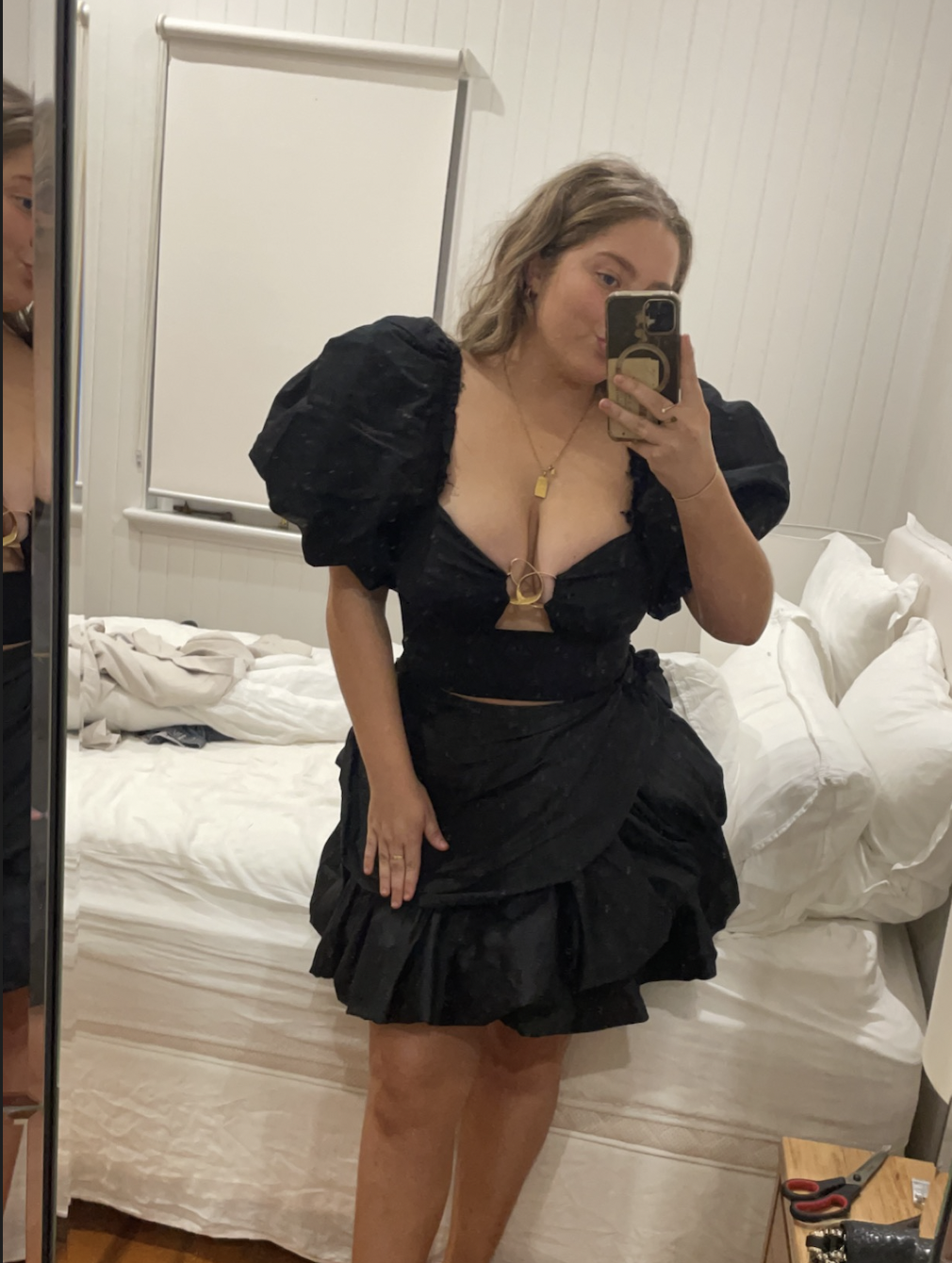 Affordable Aje Marcel Puff Sleeve Bodice & Daybreak Mini Skirt