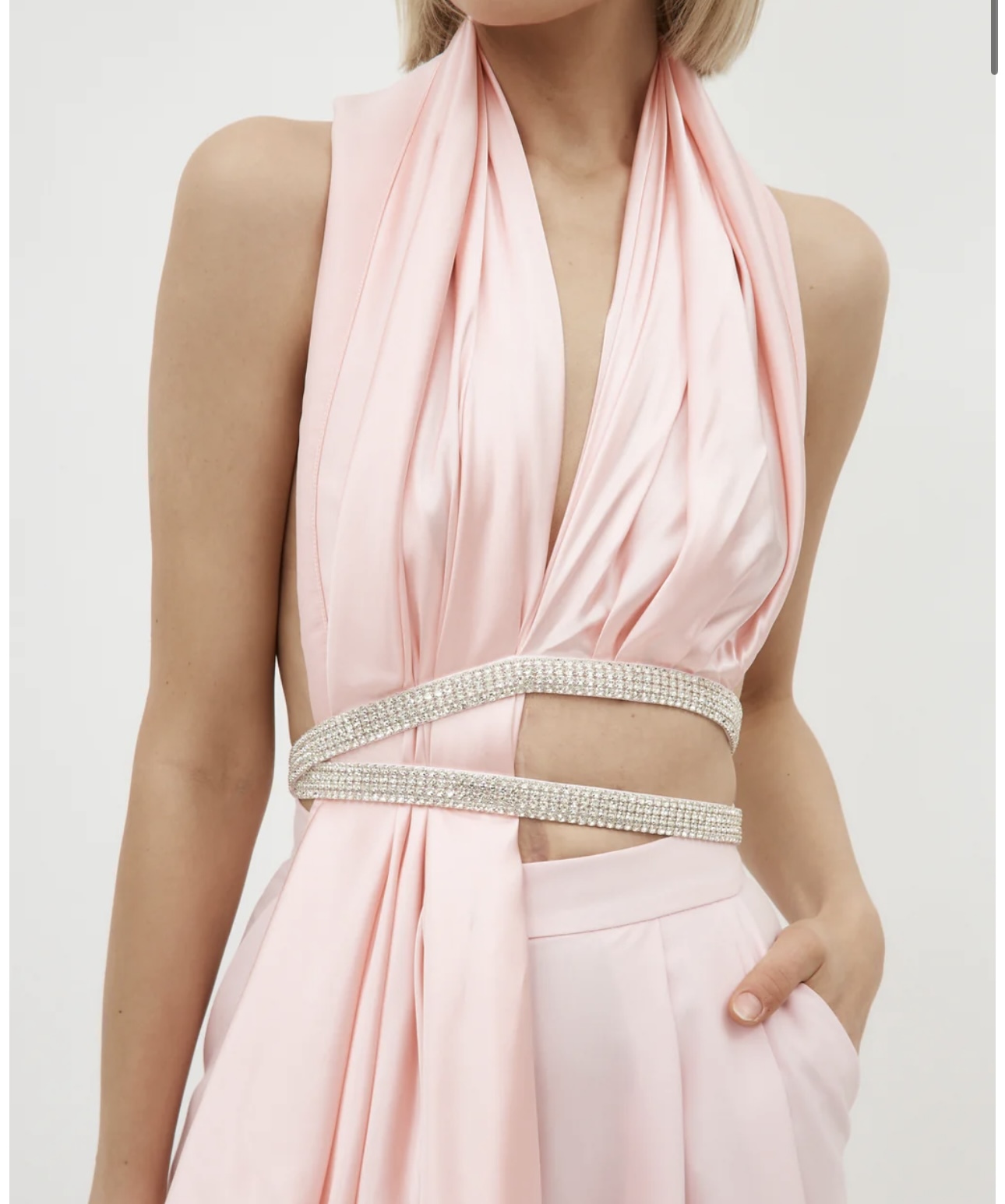 Borrow a Nue Bianca Blossom Pink Top