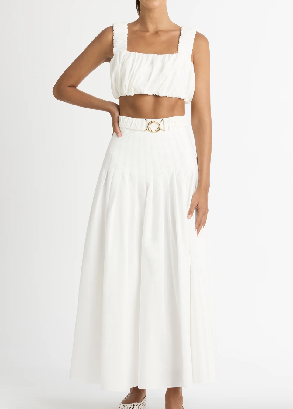 Rent a Sheike Sheike Montana Skirt & Naomi Top White Set