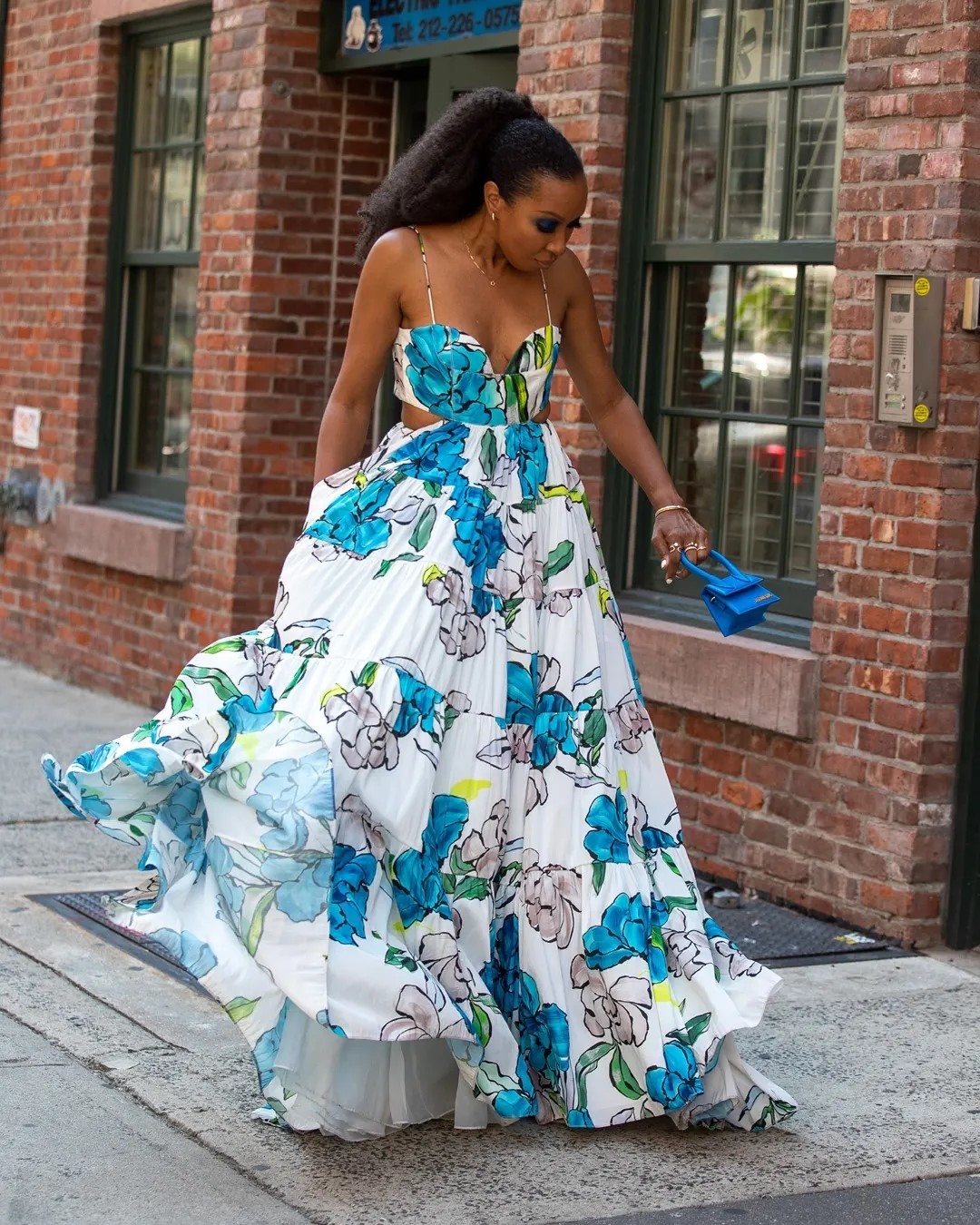 Loan a Aje Botanical Tiered Maxi