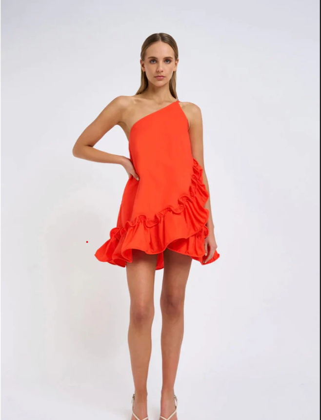 Cheap designer By Johnny Rope Frill Asymmetric Mini