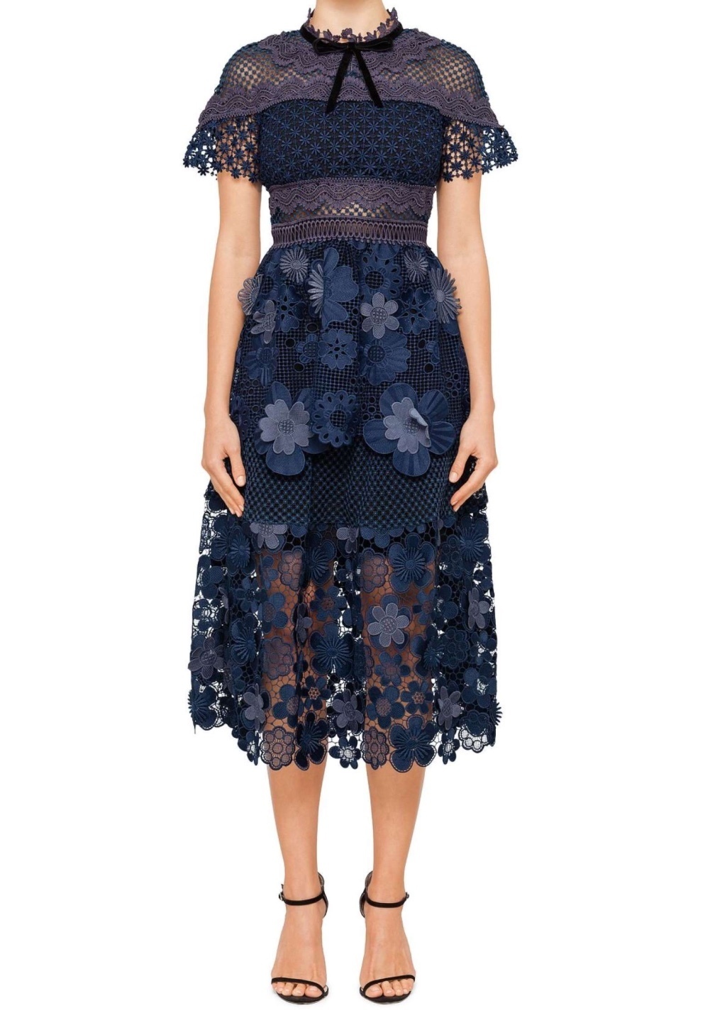 Designer rental Navy Self Portrait