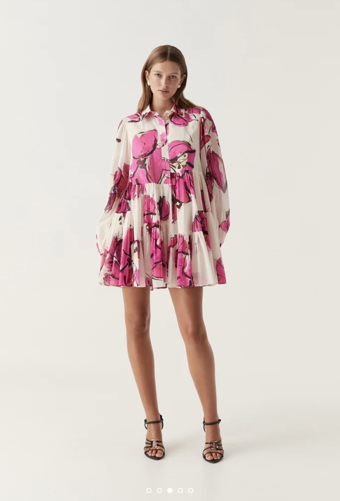 For rent a Aje Georgia Smock Mini Dress