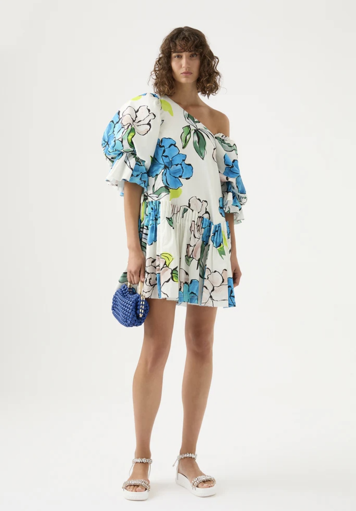 Designer rental Aje Cy Off Shoulder Smock Dress