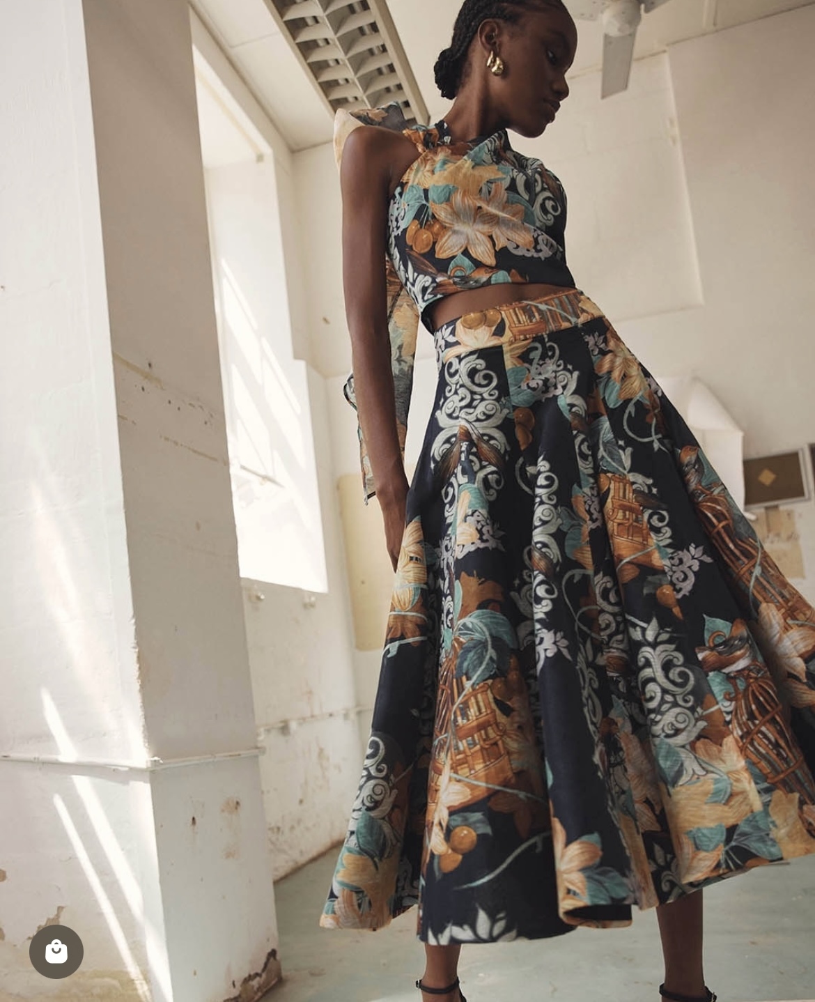 Rent a Leo Lin Bridget Halterneck Top & Skirt Set