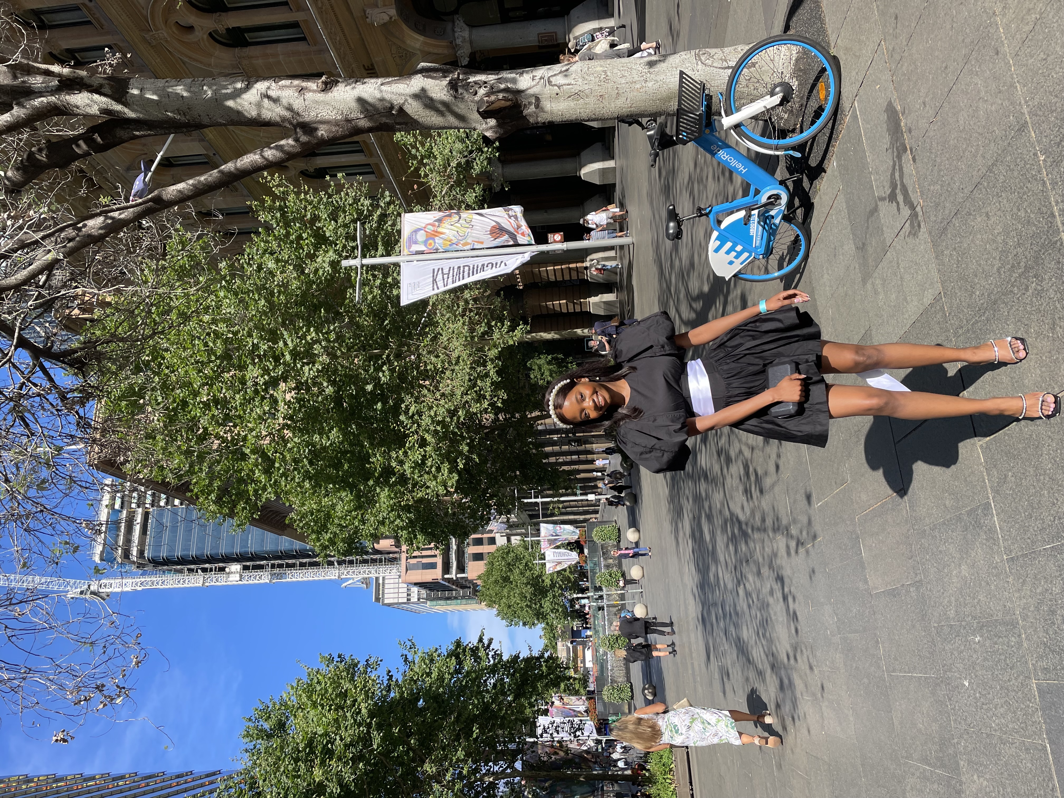 Borrow a Aje Gianna Puff Sleeve Mini Dress