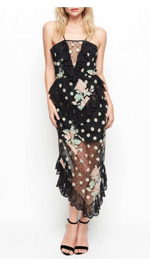 For rent a Alice Mccall We Are Golden Dress Spot The Dot Black