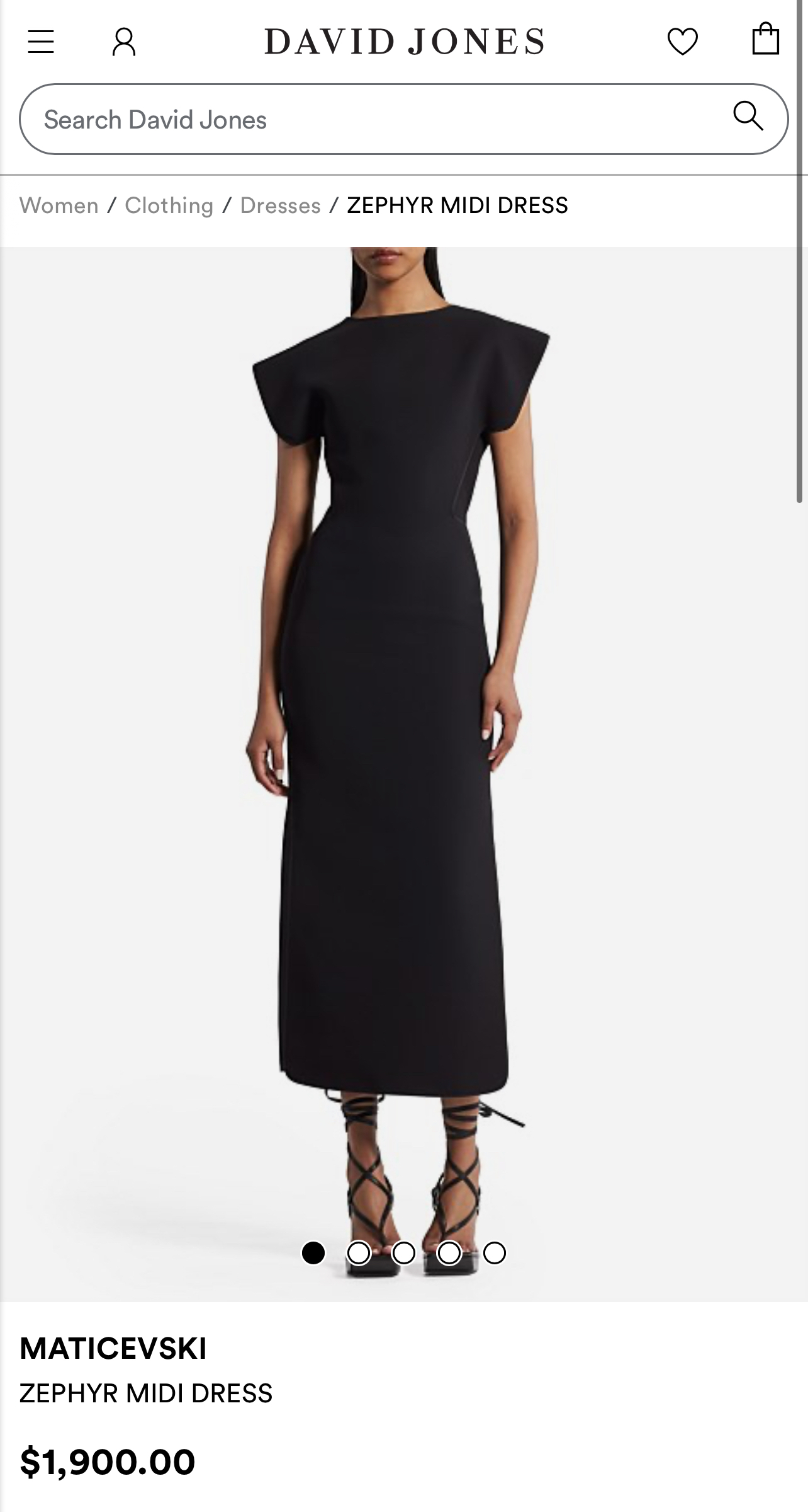 Maticevski Black to rent