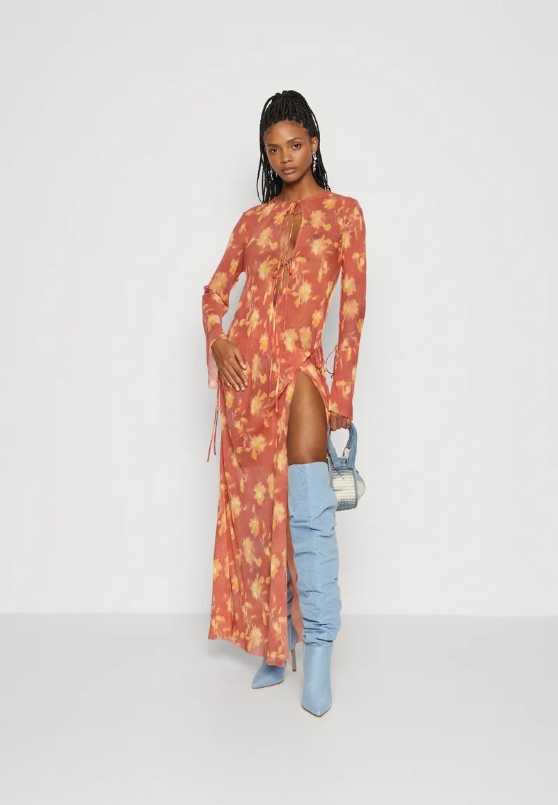 Affordable Bec & Bridge Azalea Wrap Long Sleeve Maxi Dress