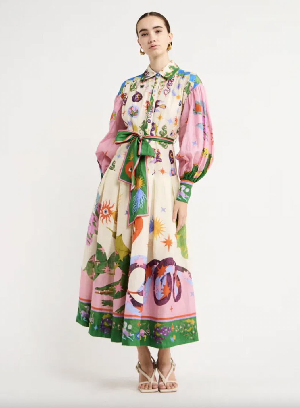 Cheap designer Alemais Seeker Shirtdress