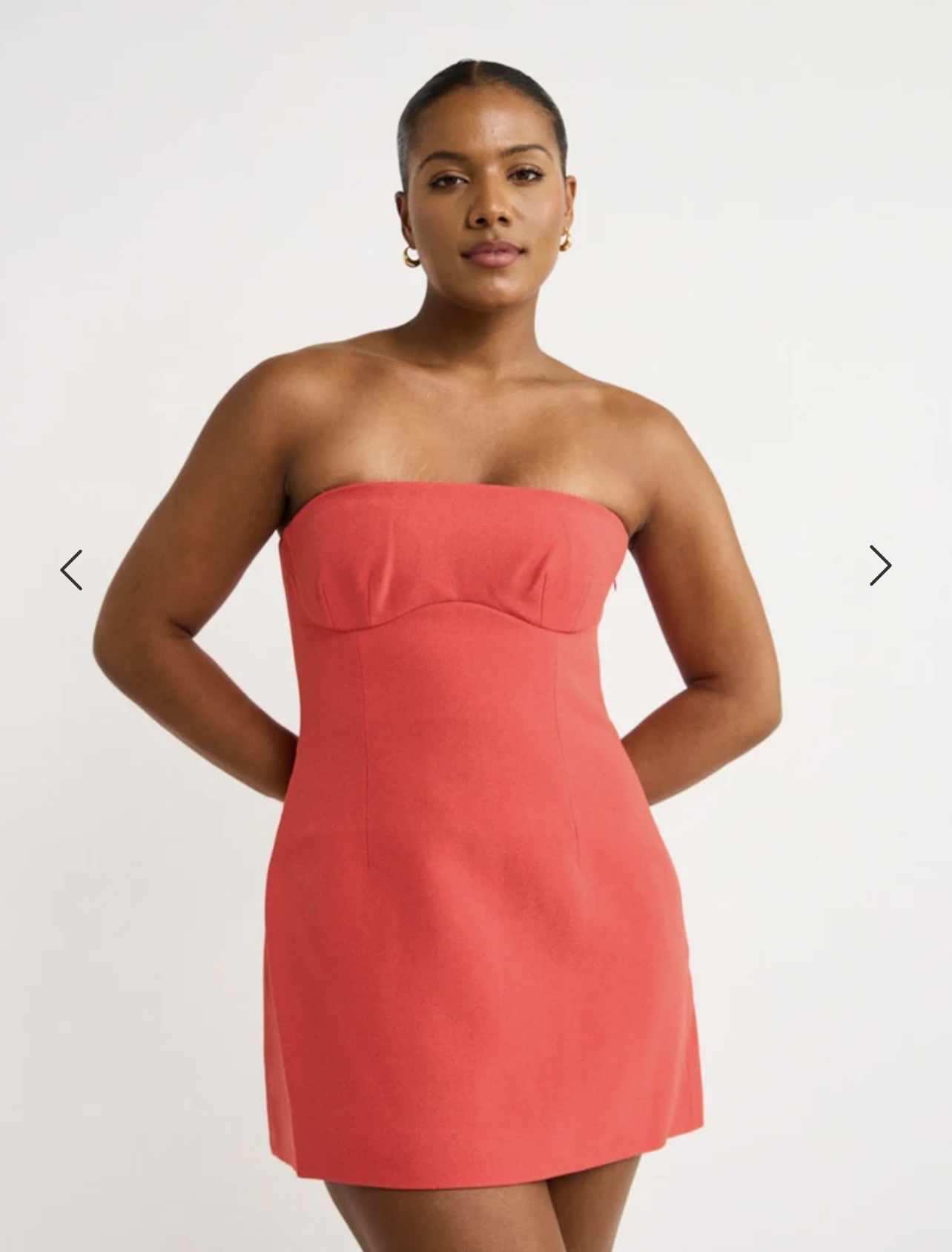 For rent a Sir The Label Sir Sperri Sculptured Mini Dress In Red