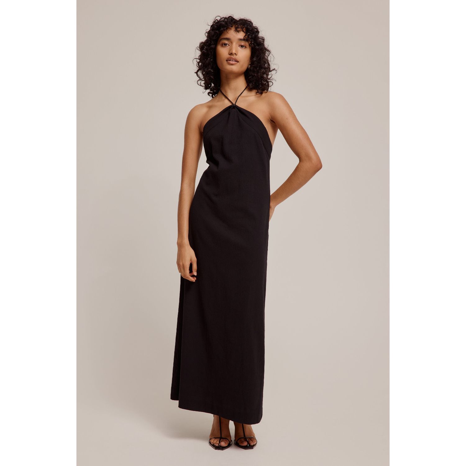 For rent a Venroy Cotton Halter Midi Dress