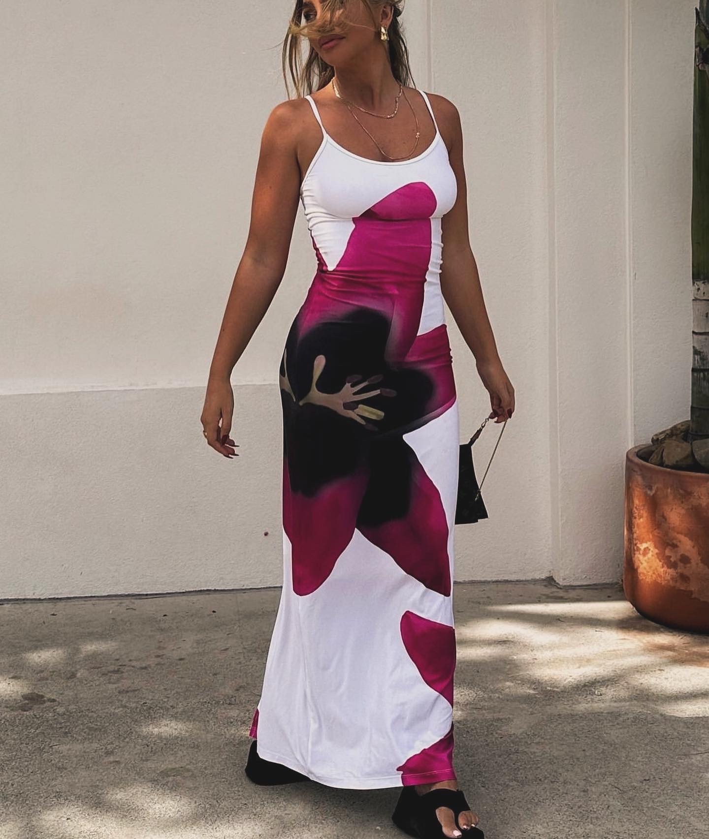 Borrow a With Harper Lu Pearl Lily Dress