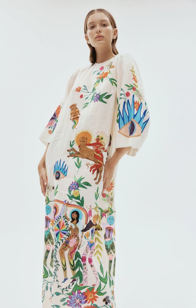 Loan a Alemais Meagan Midi Dress