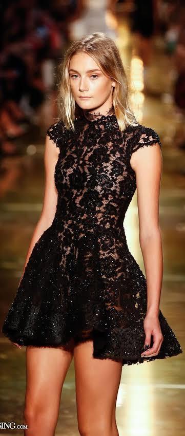 Cheap designer Alex Perry Black Lace Beaded Mini Dress