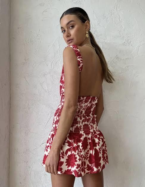 Formal rental Sir The Label Sir The Label Cinta Open Back Mini Dress Valentina