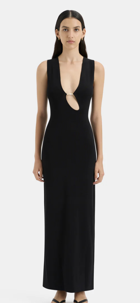 Hire a Sir The Label Kinetic Beaded Maxi Dress