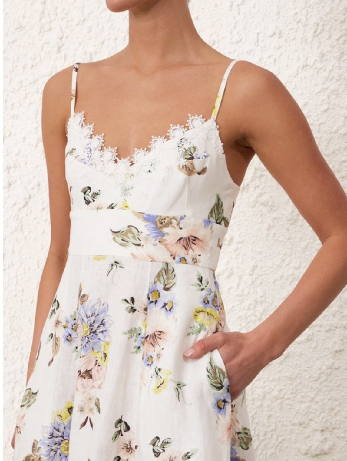 Designer rental Zimmermann Applique Picnic Dress