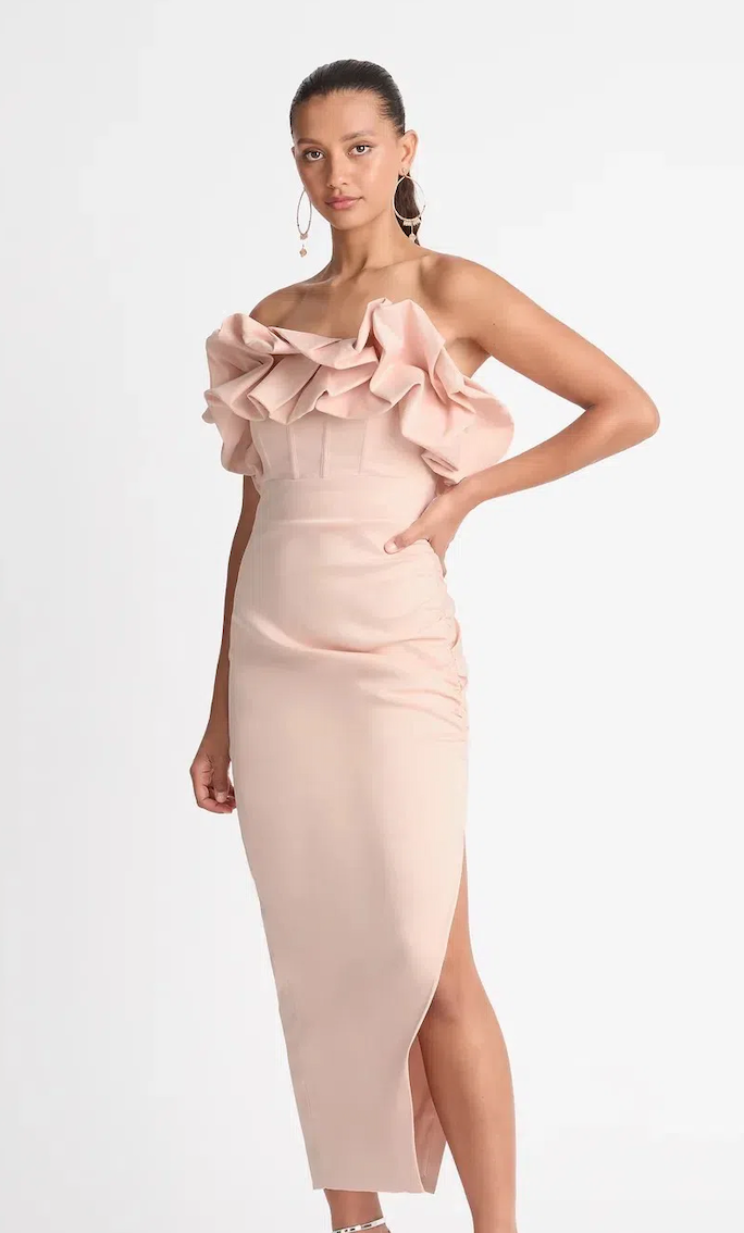 Hire a Sheike Sheike Queen Of Hearts Dress Pink Nude Size 12