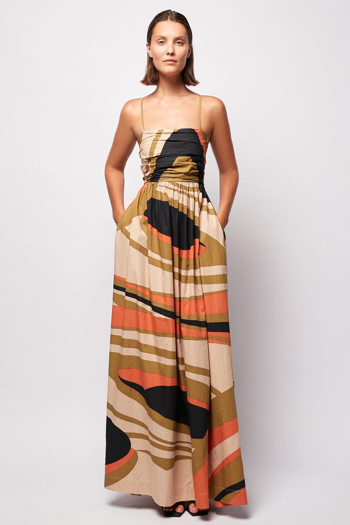 Cheap designer Swf Boutique Tie Up Detailed Maxi