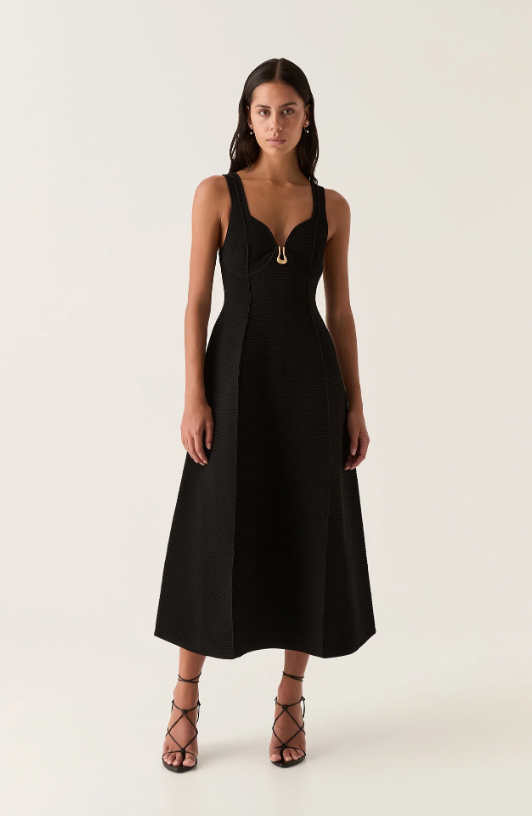 Formal rental Aje Marisole Knit Midi Dress