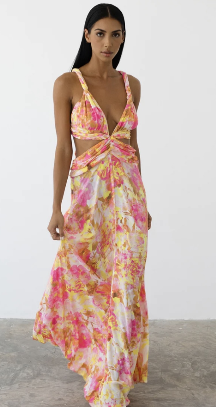 For rent a Le Salty Aurora Pink Camille Gown