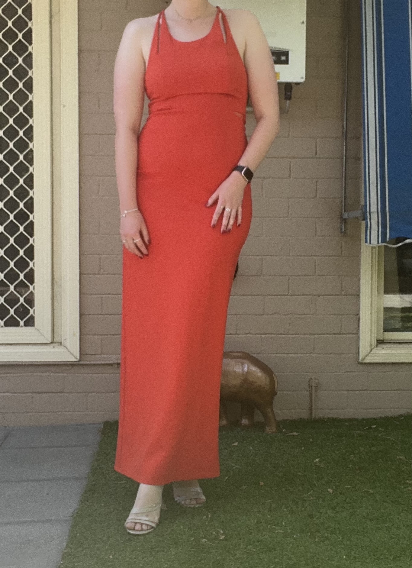 Affordable Bariano Orange Straight Dress