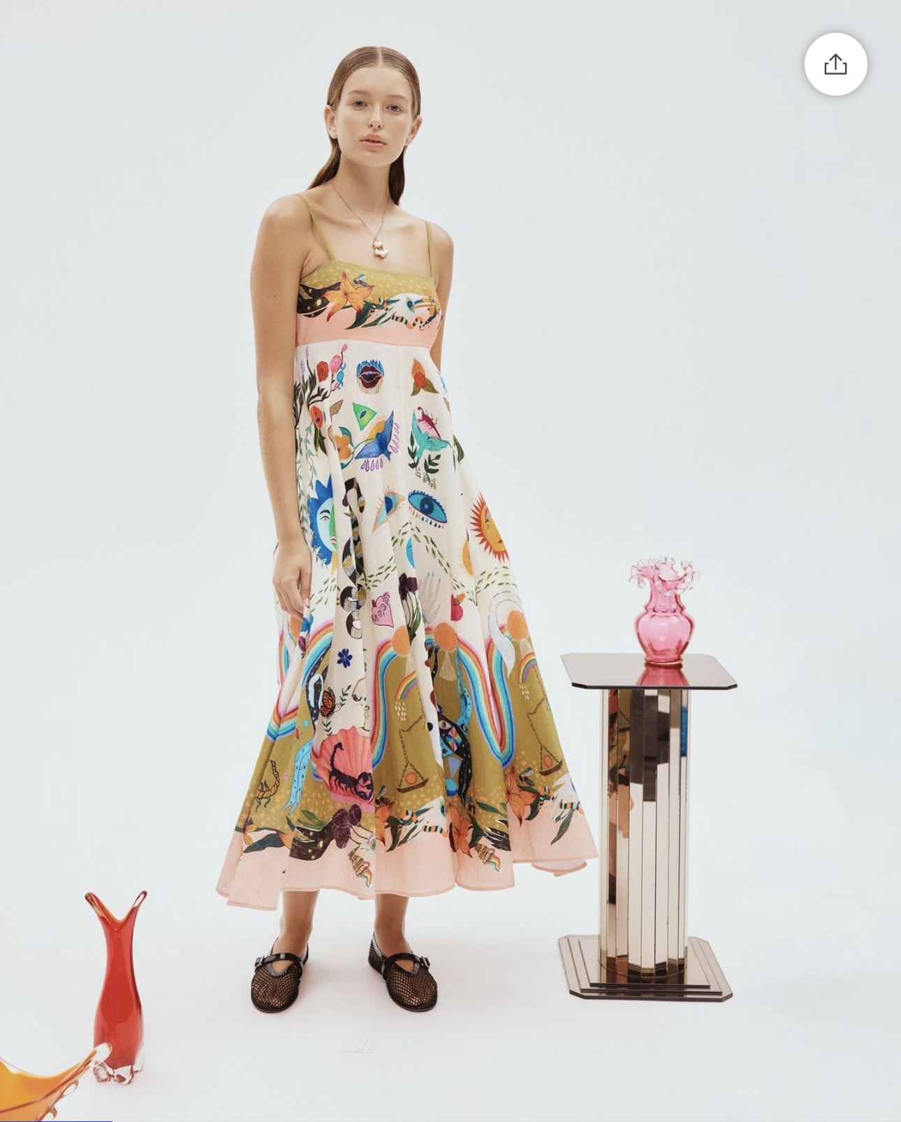 Rent a Alemais Evergreen Sundress