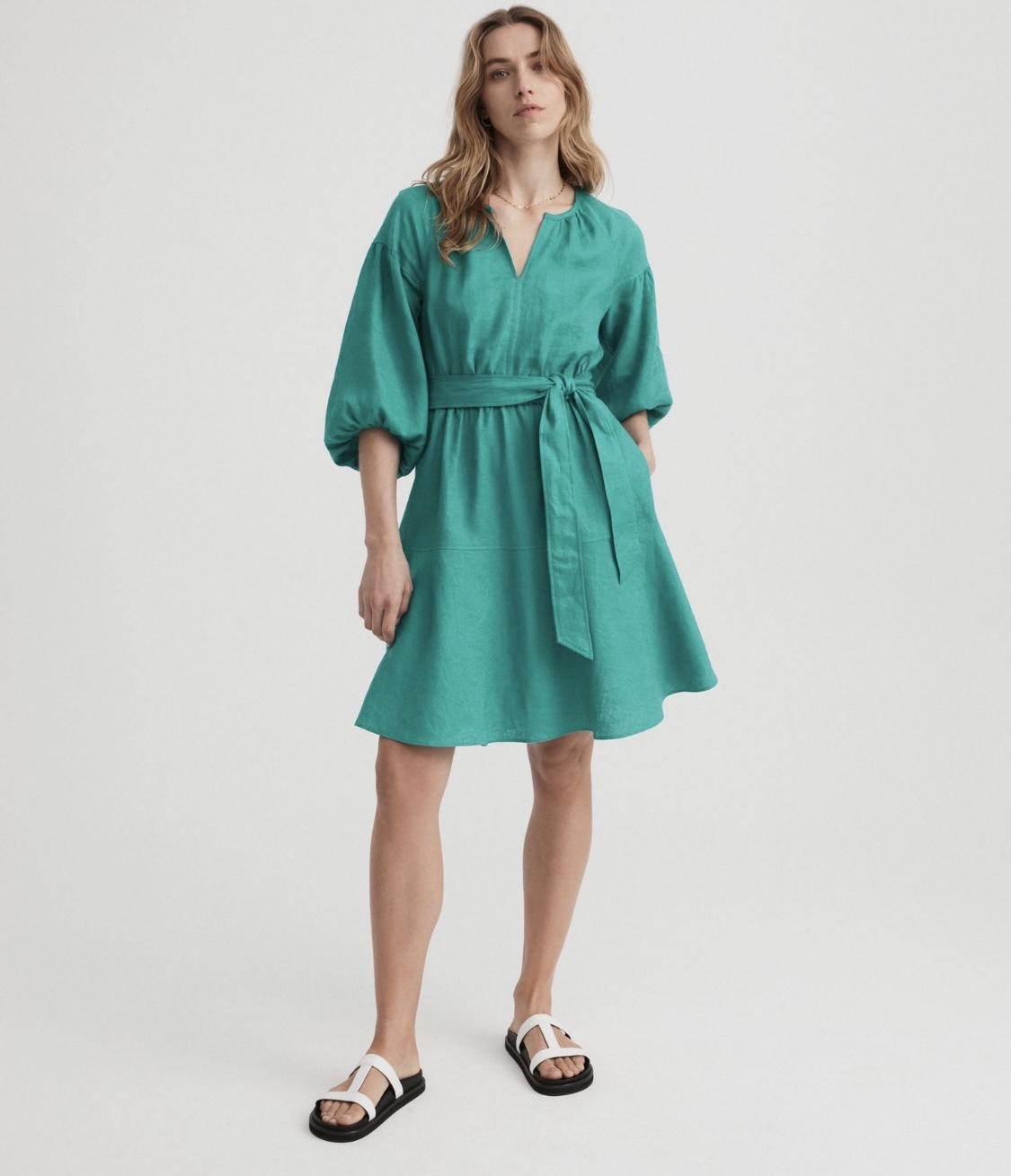 Rental Witchery French Linen Mini Dress