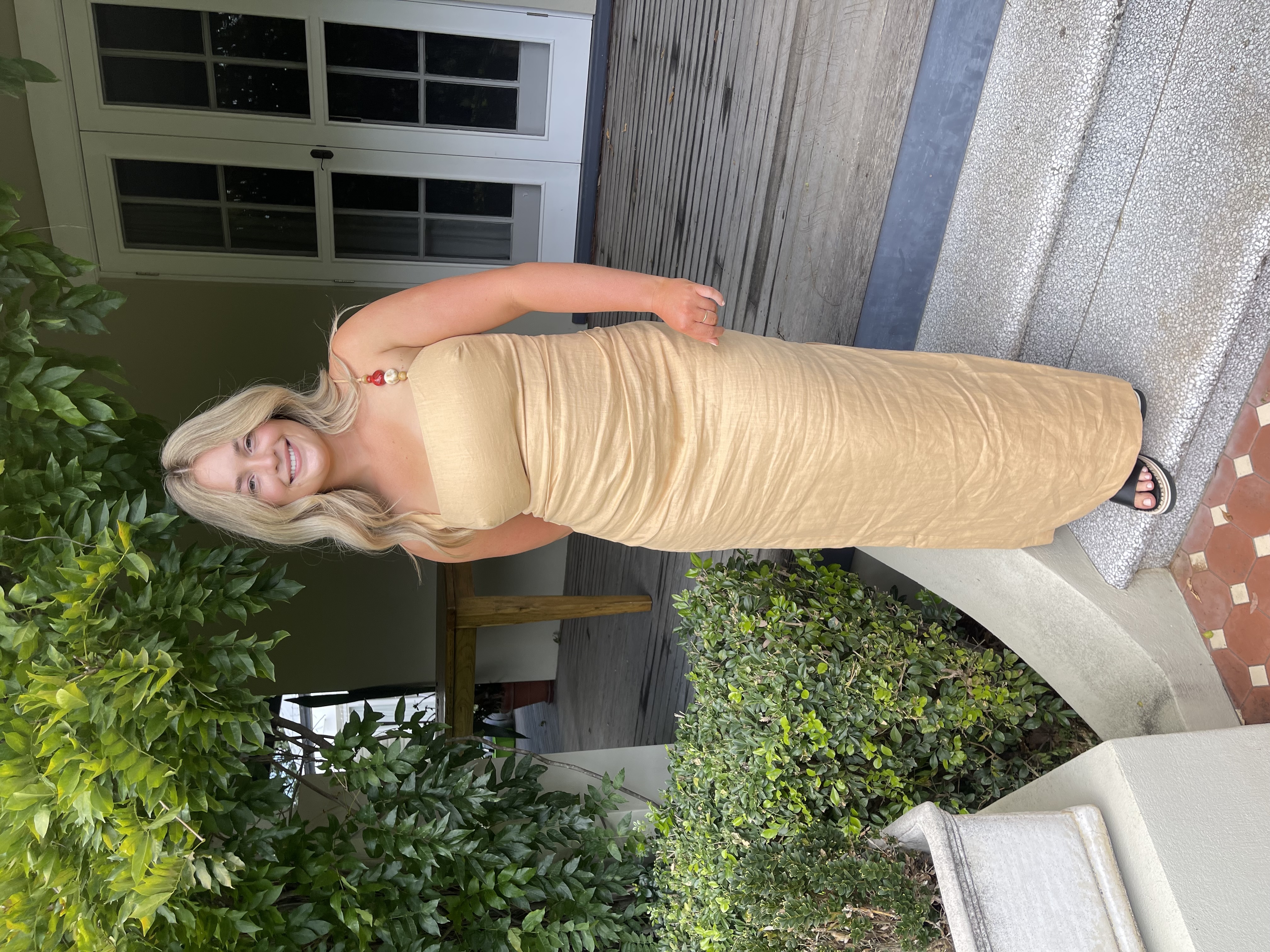 Rent a Sir The Label Antonia Beaded Midi Dress