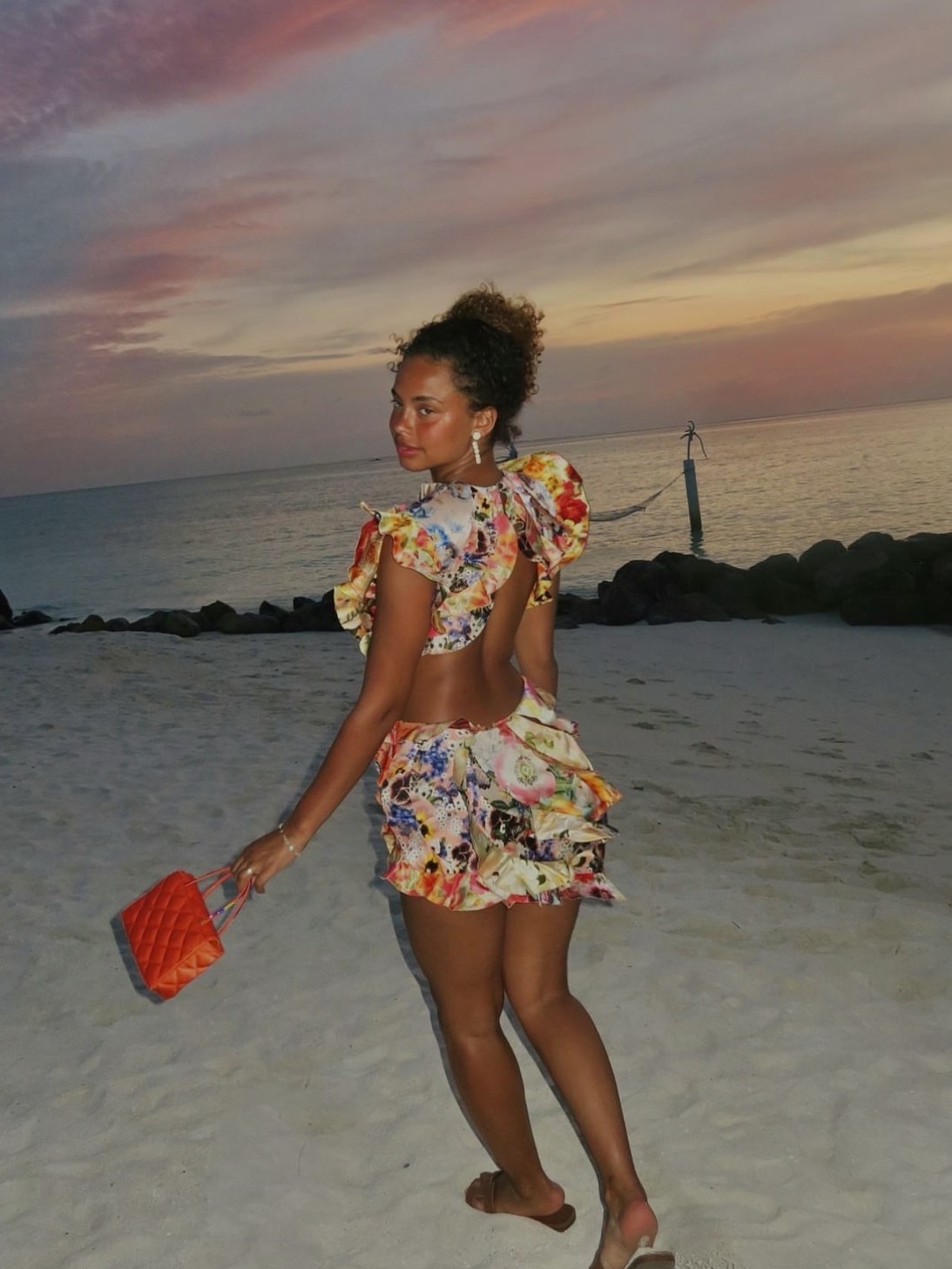 Affordable Zimmermann Wonderland Frilled Midi Dress