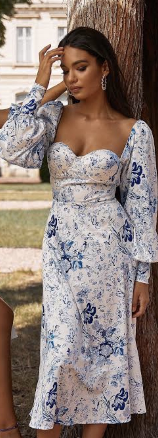 Borrow a Alamour The Label Perlita Revolve Satin Floral