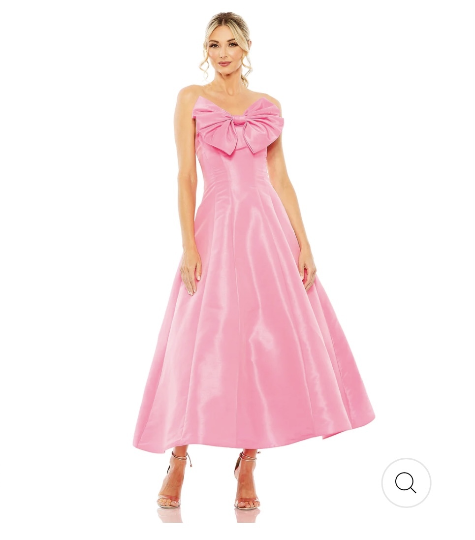 Cheap designer Pink Mac Duggal