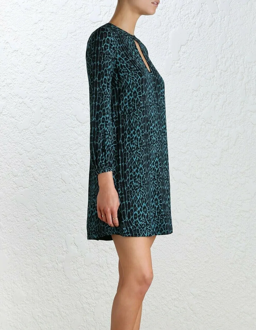 Designer rental Zimmermann Esplanade Teardrop Shift Dress