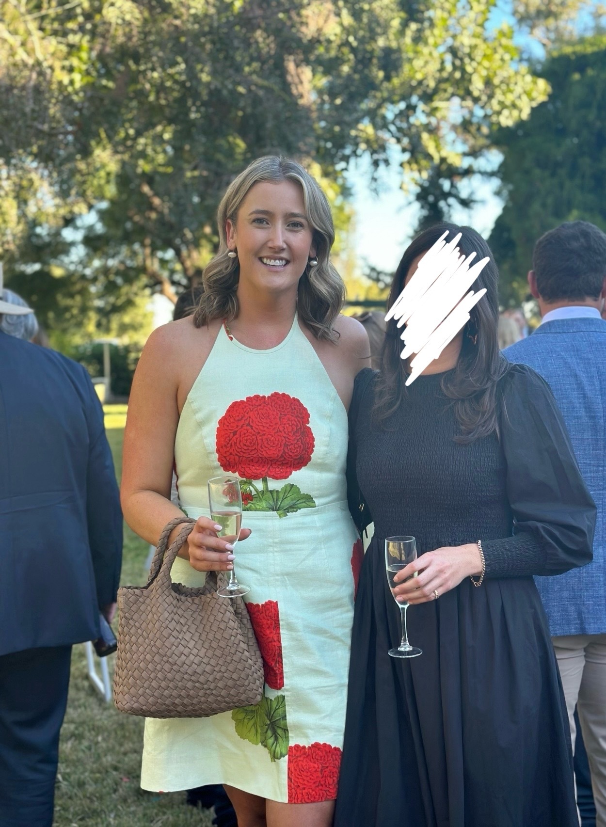 Cheap designer Oroton Poise Geranium Bell Dress