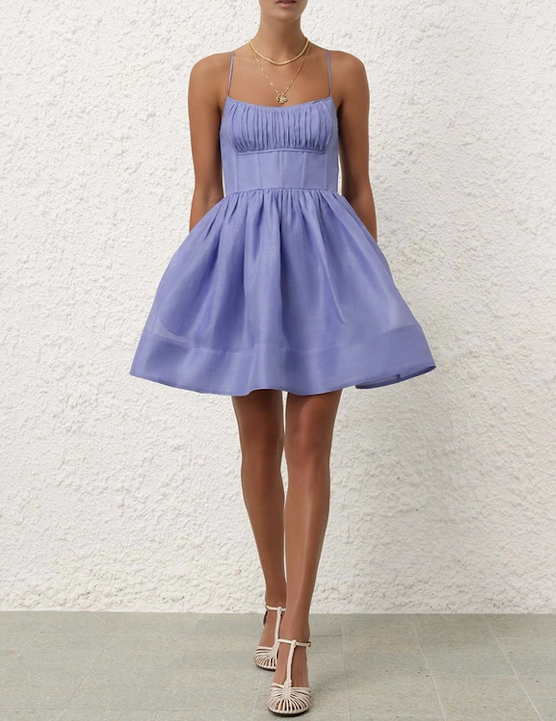 Formal rental Zimmermann Natura Ruched Mini Dress