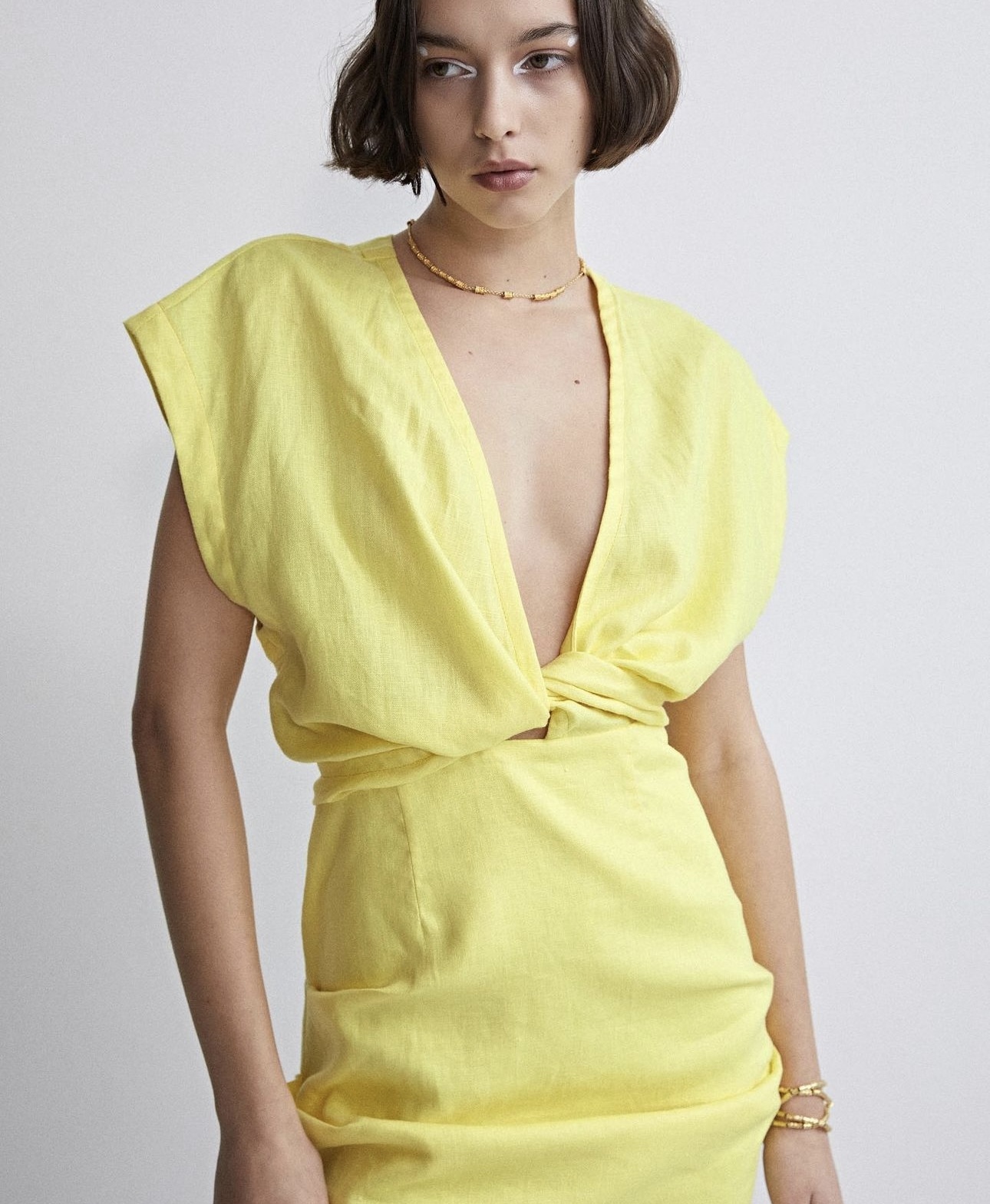 Cheap designer Pfeiffer Apollo Mini Dress In Lemon